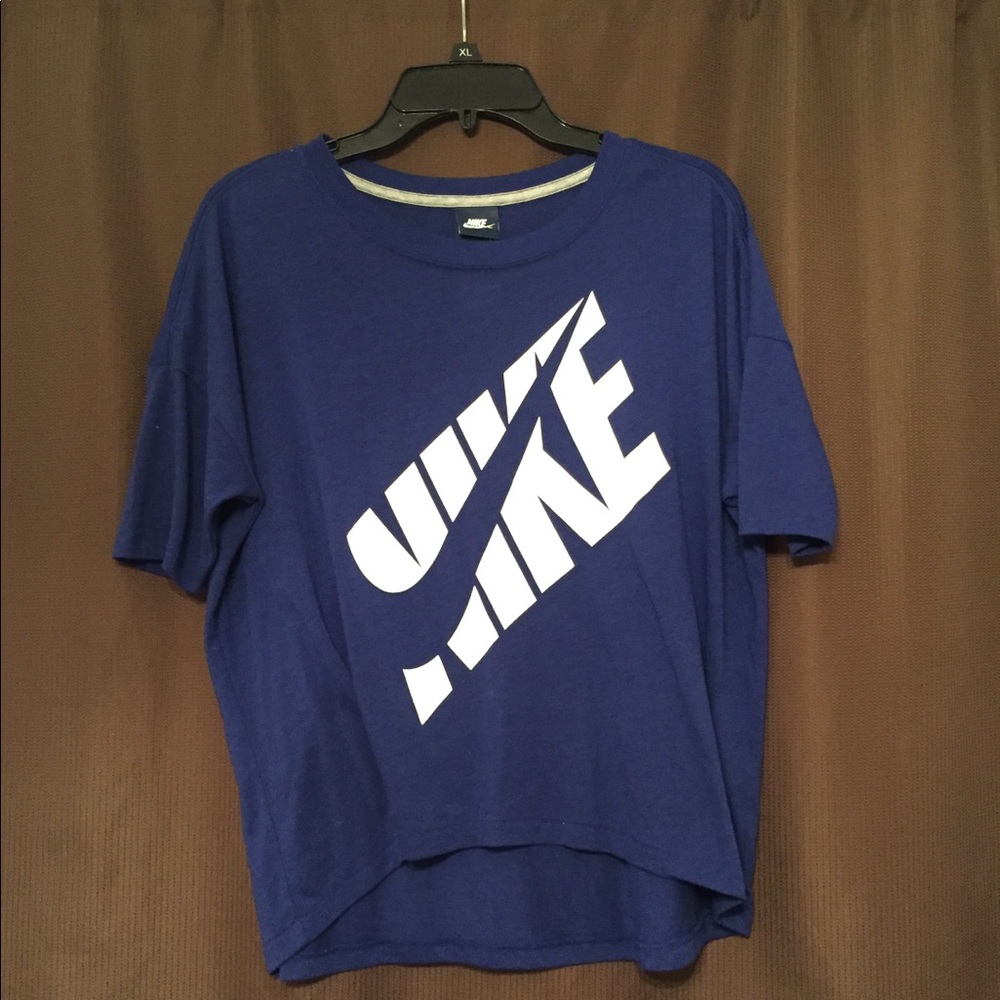 Blue Nike High-Low Top